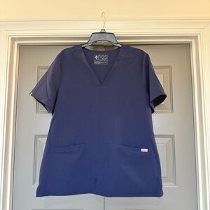 Figs Women's Top in Navy Blue